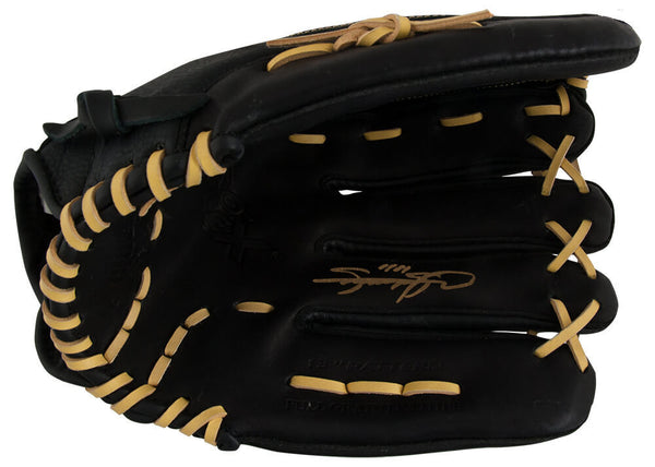 Sammy Sosa (CUBS) Signed Franklin Pro-Flex Black Fielders Glove - (SCHWARTZ COA)