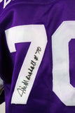 Purple People Eaters Signed Vikings Custom Jersey