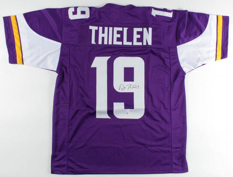 Adam Thielen Signed Vikings Jersey (Beckett) Minnesota's #1 Wide Receiver