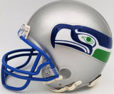 WALTER JONES AUTOGRAPHED SEATTLE SEAHAWKS GRAY MINI HELMET MCS HOLO 203085