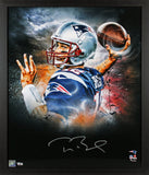 Patriots Tom Brady Signed Framed 20x24 "In Focus" Photo Fanatics #AA0117974