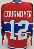 Yvan Cournoyer Signed Montreal Canadiens Jersey (JSA COA)10xStanley Cup Champion