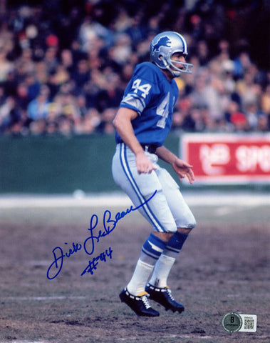 Dick LeBeau Autographed/Signed Detroit Lions 8x10 Photo Beckett 45750