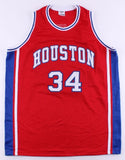 Hakeem Olajuwon Signed Houston Cougars Jersey (JSA) 1984 #1 Overall NBA Draft