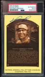 David Ortiz Red Sox Signed HOF 2022 Plaque Postcard PSA/DNA Auto Authentic