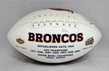 Shane Ray Autographed Denver Broncos Logo Football- JSA Witnessed Authenticated