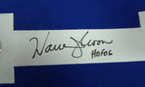 SEAHAWKS WARREN MOON AUTOGRAPHED SIGNED BLUE JERSEY "HOF 06" MCS HOLO 112487