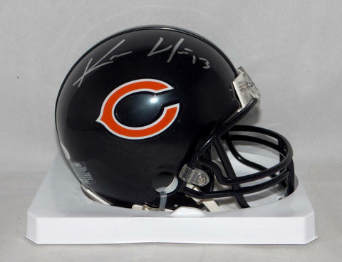 Kevin White Autographed Chicago Bears #13 *silver* Mini Helmet- JSA Witness Auth