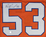 Bill Romanowski Signed Denver Broncos Jersey (Beckett) 4xSuper Bowl Champ L.B.