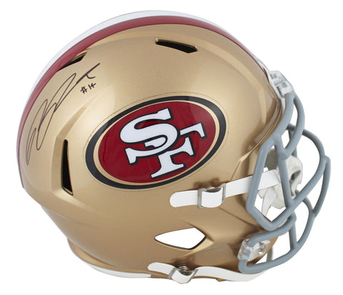 49ers Ricky Pearsall Authentic Signed Full Size Speed Rep Helmet BAS Witnessed