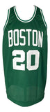 Ray Allen Boston Signed Green Basketball Jersey BAS ITP