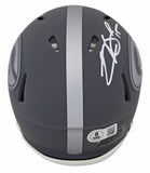 Georgia Carson Beck Authentic Signed Slate Speed Mini Helmet BAS Witnessed