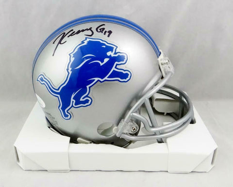 Kenny Golladay Autographed Detroit Lions Mini Helmet- JSA W Auth *Black