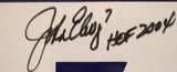 John Elway Autographed Double-Inscribed Deluxe Framed Broncos Jersey BAS COA