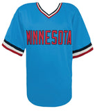 Jim Kaat (TWINS) Signed Baby Blue Throwback Custom Baseball Jersey - (SS COA)