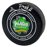 David Pastrnak Boston Bruins Signed 2019 Winter Classic Official Game Puck BAS