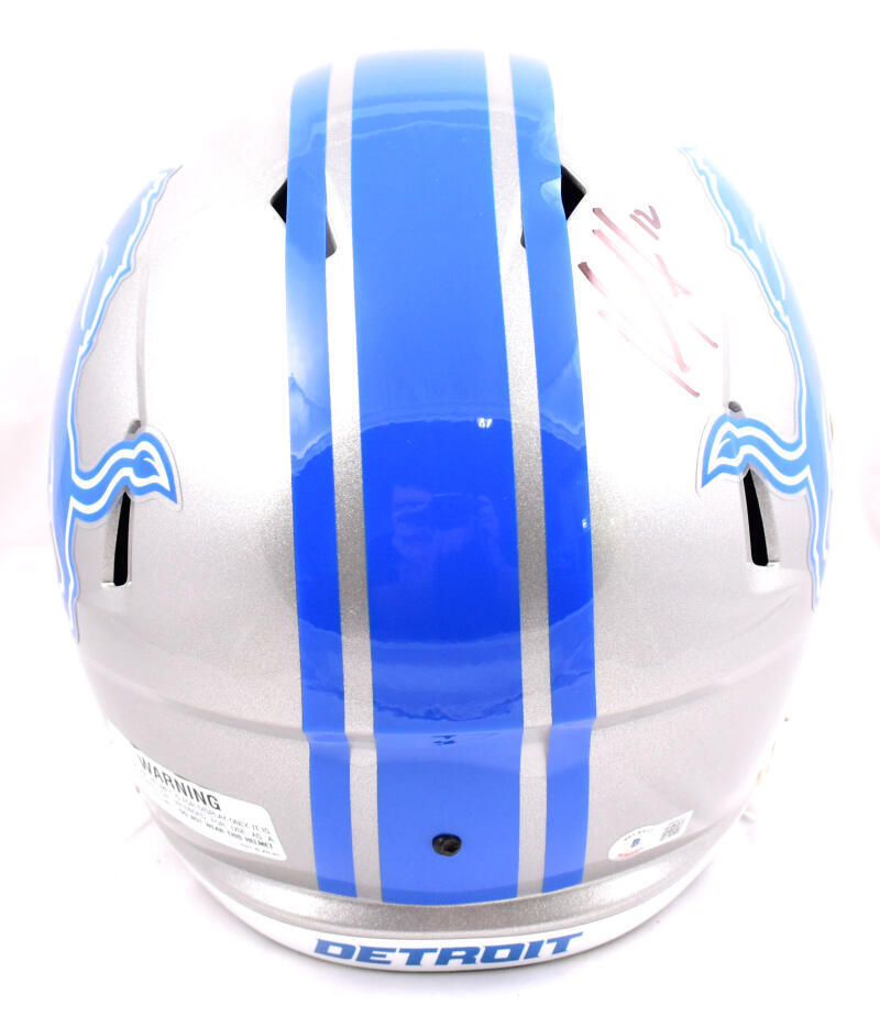 Hendon Hooker Autographed Detroit Lions F/S Speed Helmet - Beckett W H ...