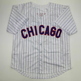 Autographed/Signed Nico Hoerner Chicago Baseball Jersey Beckett BAS COA