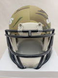 DAVANTE ADAMS SIGNED NEW YORK JETS CAMO SPEED MINI HELMET BECKETT QR