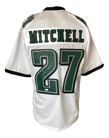 Quinyon Mitchell Philadelphia Signed White Football Jersey JSA