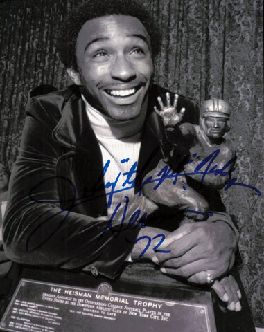 Johnny "The Jet" Rodgers Autographed 8x10 Photo Nebraska "Heisman '72" 230363