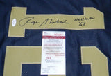 ROGER STAUBACH SIGNED AUTOGRAPHED NAVY MIDSHIPMEN #12 JERSEY JSA W/ HEISMAN 63