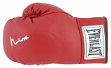 Muhammad Ali Authentic Signed Red Everlast Boxing Glove PSA/DNA Itp #5A26524