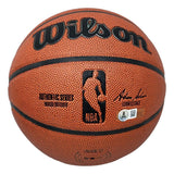 Walt Frazier Knicks Signed NBA Wilson I/O Basketball HOF 1987 BAS ITP w/ Case