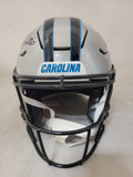 CHUBA HUBBARD SIGNED CAROLINA PANTHERS F/S SPEEDFLEX HELMET BECKETT QR