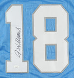 Jameson Williams Signed Detroit Lions Jersey (JSA COA) Training Camp Jersey #