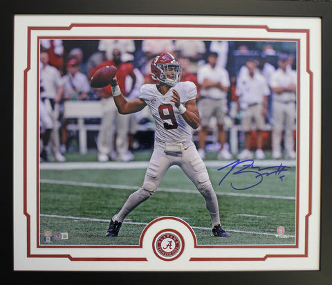 Bryce Young Autographed Alabama Crimson Tide Framed 16x20 Photo BAS 38845