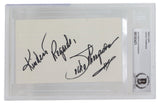 Jocko Thompson Signed Slabbed Philadelphia Phillies Index Card BAS