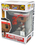 ALLEN IVERSON AUTOGRAPHED FUNKO POP 102 VINYL FIGURINE 76ERS BECKETT 232873