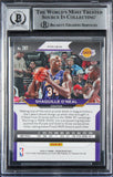 Lakers Shaquille O'Neal Signed 2020 Panini Prizm PH #207 Card Auto 10 BAS Slab