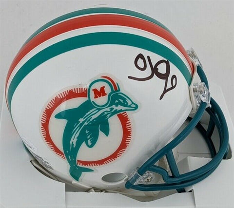 O.J. McDuffie Signed Miami Dolphin Mini Helmet (JSA COA) NFL Receptions Ldr 1998