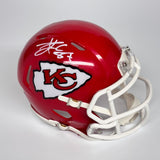 Travis Kelce Autographed Signed Kansas City Chiefs Mini Helmet Beckett