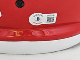 MARCUS ALLEN AUTOGRAPHED CHIEFS RED FULL SIZE HELMET HOF 03 BECKETT 220528