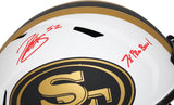 Patrick Willis Signed San Francisco 49ers F/S Lunar Helmet 7x Pro Bowls BAS