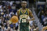 Gary Payton Signed Seattle Supersonics Jersey (Beckett) 2006 NBA Champion Guard