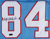 Billy "White Shoes" Johnson Signed Houston Oilers Jersey (Radtke) 3xPro Bowl WR