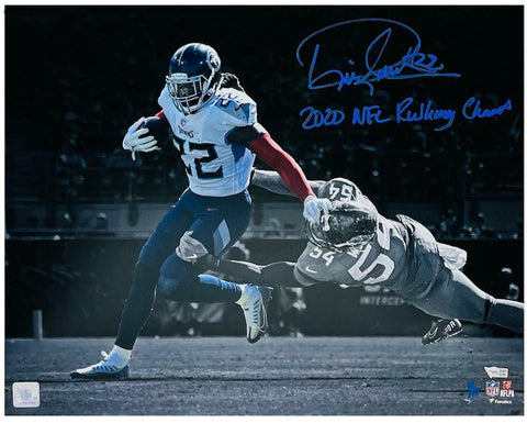 DERRICK HENRY Autographed 'Rushing Champ' Titans 16 x 20 Photo FANATICS LE 1/10