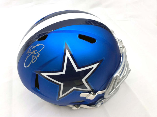 Emmitt Smith Autographed Dallas Cowboys Blaze Speed Replica Helmet Beckett