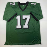 Autographed/Signed Nakobe Dean Philadelphia Green Football Jersey JSA COA