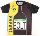 Usain Bolt Signed Team Jamaica Jersey (JSA COA) 2016 Rio De-Janeiro Olympics