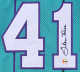 Glen Rice Signed Charlotte Hornets Teal Jersey (Fiterman Sports Hologram)