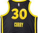 WARRIORS STEPHEN CURRY AUTOGRAPHED NIKE JERSEY 48 HUMAN TORCH BECKETT 234041