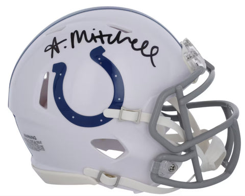 Adonai Mitchell Autographed Indianapolis Colts Mini Speed Helmet Fanatics