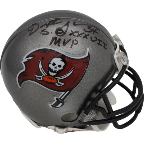 Dexter Jackson Signed Tampa Bay Buccaneers Mini Helmet TB VSR4 Insc JSA 46027