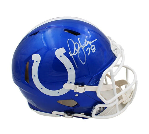 Marshall Faulk Signed Indianapolis Colts Speed Authentic Flash NFL Helmet