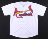 Lou Brock Signed St. Louis Cardinals Jersey (JSA COA) 2xWorld Series Champion